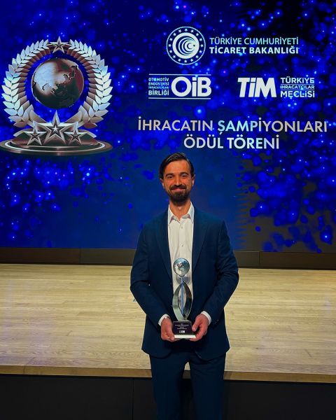 Gökrail, 2025 yılı ihracat performansıyla OİB -İhracatın Şampiyonları Ödül Töreni'nde